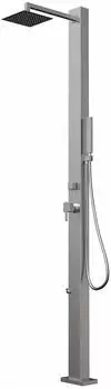 Four and More GmbH MELE Gartendusche Außendusche V4A/316 Edelstahl gebürstet
