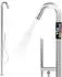 LAWA Living and Lifestyle Gartendusche V2A Edelstahl mit Handbrause, 2 Anschlüsse (EG3)
