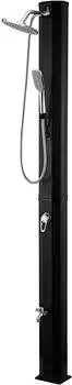 Dirks Traumbad Solardusche mit Handbrause 40L, schwarz