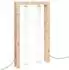 vidaXL Gartendusche Massivholz Kiefer & Edelstahl 226cm (886340)