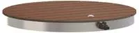 vidaXL Garten Boden Dusche WPC und Edelstahl 201 Braun