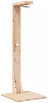 vidaXL Gartendusche 210cm Kiefernholz & Edelstahl (886356)