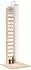vidaXL Gartendusche 223cm Massivholz Kiefer & Edelstahl (886328)