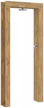vidaXL Gartendusche Akazienholz & Edelstahl 226cm, wei&szlig; (903113)