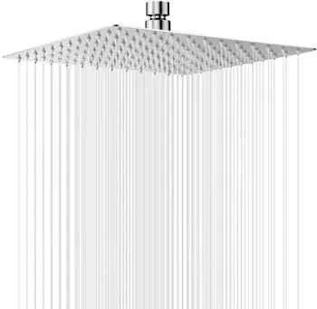 LuxusKollektion Regenduschkopf quadratisch 30cm Edelstahl AISI304 silber