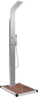 Gartendusche Mit Bodenelement Wpc Edelstahl Vidaxl