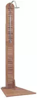 vidaXL Gartendusche Massivholz Teak 70x75x204 cm