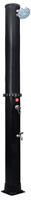 vidaXL Gartendusche 92392, Solardusche, bis 60 &deg;C, schwarz, 220 cm, aus...