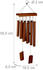 Relaxdays Wind Chime Bamboo 58.5 x 18.5 cm brown