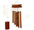 Relaxdays Wind Chime Bamboo 62 x 15 cm brown