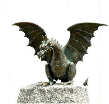 Rottenecker Bronzefigur Drache Saphira