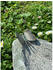 Rottenecker Granit-Tränke mit Schmetterling B20/H13cm hellgrau/bronze
