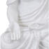 Relaxdays Buddha Figur sitzend Polyresin weiß (10039823_0_DE)