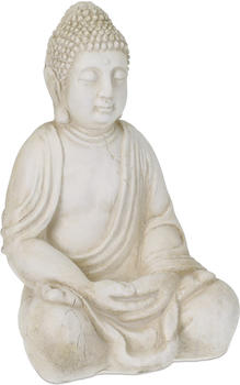 Relaxdays Buddha Figur Magnesia creme (10039508_0_DE)