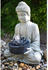 Heissner Tempelfigur Buddha 37x31x50cm grau