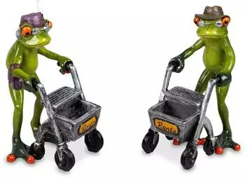 Formano 2er Set Frosch modern-stone 16 m