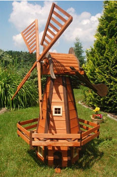 Deko Shop Hannusch Garten-Windm&uuml;hle 1,65 Meter (WM H2)
