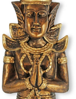 Colourliving Statue Buddha groß gold