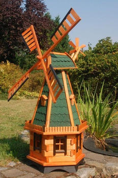 Deko Shop Hannusch Große Windmühlen 145 cm grün