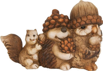 Trend Line Dekofigur Tiere Herbst Terracotta 20 x 13 cm braun