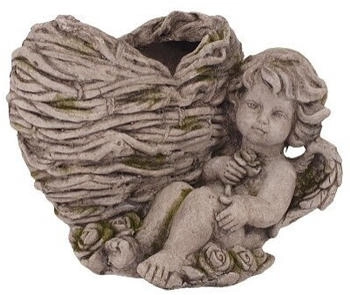 F&D Dekofigur Engel zum Bepflanzen 27 x 28 x 29 cm