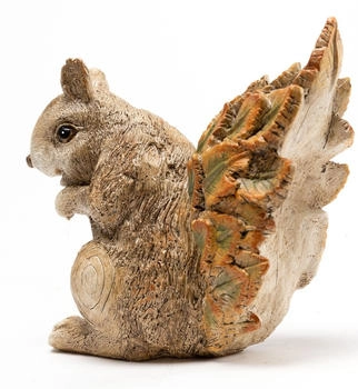 Trend Line Dekofigur Eichhörnchen 21,5 x 19,5 cm braun grün