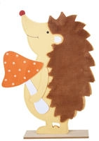 TrendLine Dekofigur Igel aus Filz 39 x 27 cm Skulptur