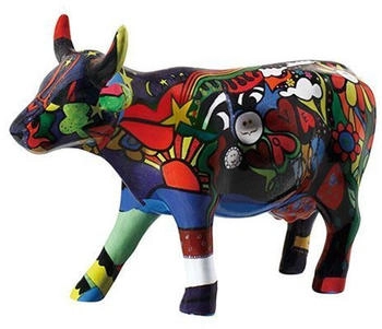 Cowparade Moosy in the Sky with Diamonds Gartenfigur