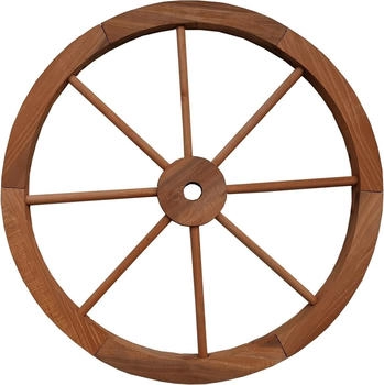HTI-Line Wagenrad Heidi Gartenfigur Holz