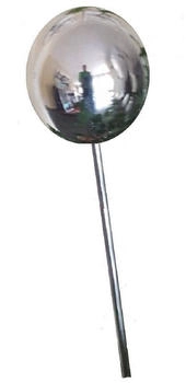 Jürgen Bocker Garten-Ambiente Rosenkugel Gartenstecker Edelstahl poliert 80 cm hoch
