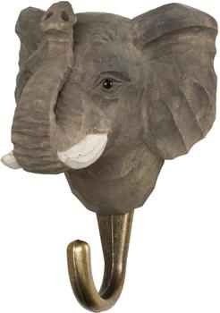 Wildlife Garden Handgeschnitzter Haken, Elefant (WG4533)