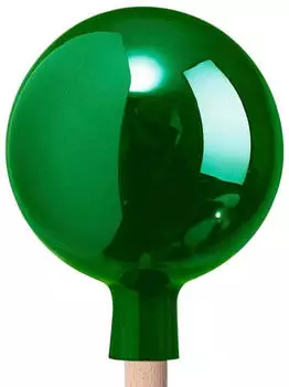 Windhager Rosenkugel mundgeblasen, Glas, gr&uuml;n, &Oslash;16cm (7809)