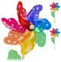 Relaxdays Windrad Windspiel bunt, 4er-Set