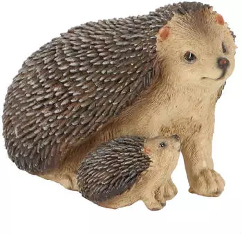 Esschert Gartenfigur Igel, naturfarben, wetterfest, 11x16x10cm (37000171)