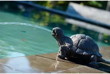Ubbink Wasserspeier Schildkröte, Polyresin, 18x14x21cm