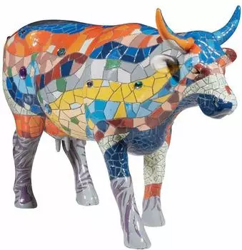 Cowparade Tierfigur Kuh "Barcelona" Large (46783)