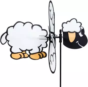 HQ Spin Critter Windrad Schaf, UV-beständig, wetterfest, inkl. Standstab (HQ100760)