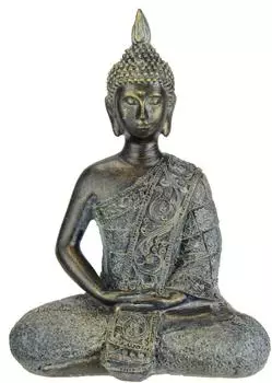 I.GE.A. Pitz Buddha-Figur meditierend sitzend, Feng Shui (706885BR)