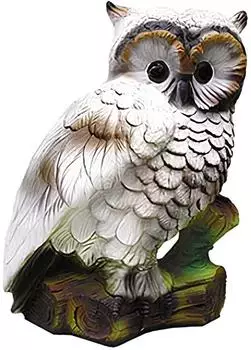 JV Möbel Eulenfigur Gartenskulptur wetterbeständig 51cm (JVM4062292190483)