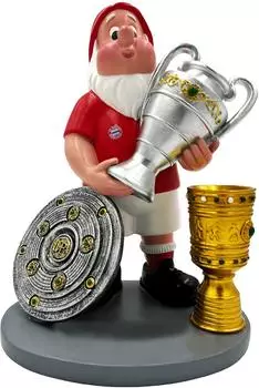 FC Bayern M&uuml;nchen Gartenzwerg "Erfolge", rot (31910)