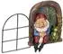 Relaxdays Baumwichtel mit Fenster, bunt, wetterfest, Kunststoff/Metall