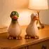 Dekohelden24 Enten-Kantensitzer Steingut braun 2er Set (W-10042430-2er)