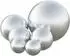 vidaXL Gebürsteter Ball Ø15cm silber, Edelstahl 201, 6 Stk. (42008421)