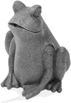 Esotec Wasserspeier-Figur sitzender Frosch, Polyresin (100748)