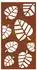 vidaXL Garten-Wanddekoration Blatt-Design Cortenstahl 105x55cm