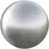 vidaXL Gebürsteter Ball Ø 20cm, silber, Edelstahl 201
