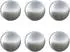 vidaXL Gebürstete Kugeln 6 Stk. Ø 7,5cm silber Edelstahl 201 (42008413)