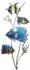 ETC Shop Wandobjekte Fische Design, Metall, bunt, 2er-Set (H 73cm)