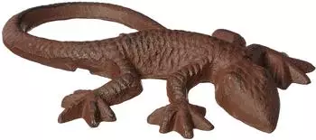 Esschert Eidechsen-Figur aus Gusseisen, braun, 10,5x15,5cm (TT03)