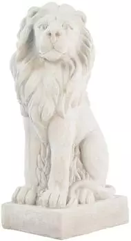 Aubaho Löwe Skulptur Antik-Stil Gartendeko 75cm